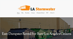 Desktop Screenshot of lastormwater.info